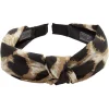 New Gifi Serre tête gros noeud imprimé léopard
