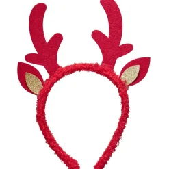 Hot Gifi Serre tête Noël design renne rouge et doré