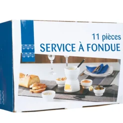 Service à fondue 11 pièces^Gifi Discount
