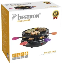 Service à raclette grill caquelon multicolore 6 personnes^Gifi Discount