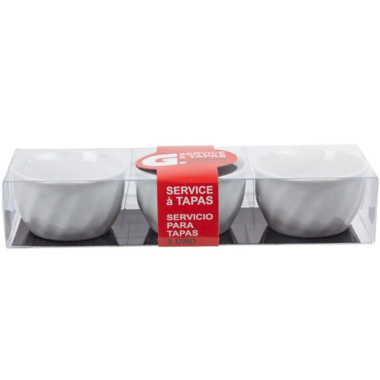Service à tapas blanc 3 pièces^Gifi Best