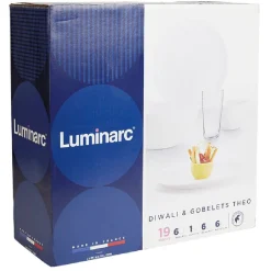 Service à vaisselle 19 pièces blanc^Gifi Sale