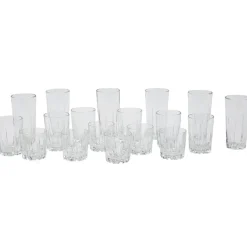 Service 18 verres transparents Versailles^Gifi Clearance