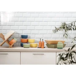 Service condiment en céramique + support^Gifi Clearance