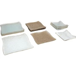 Service vaisselle doré transparent 18 pièces^Gifi Online