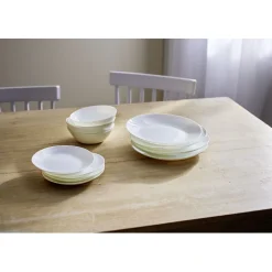 Service vaisselle opale 12 pièces^Gifi Outlet