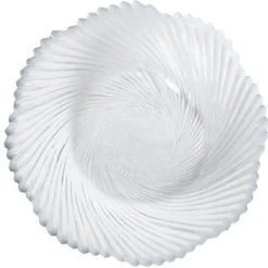 Service vaisselle transparent strié 18 pièces Marmara^Gifi New