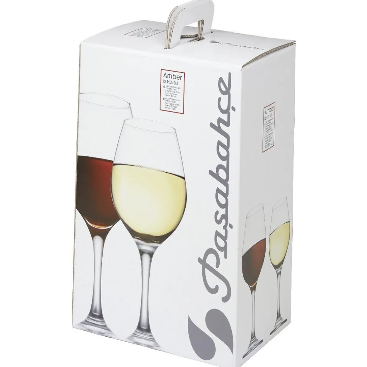 Service verres à pied 6x 46cl et 6x 36.5cl^Gifi Discount