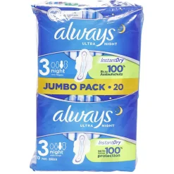 Best Gifi Serviette hygiénique x20 ALWAYS Ultra night