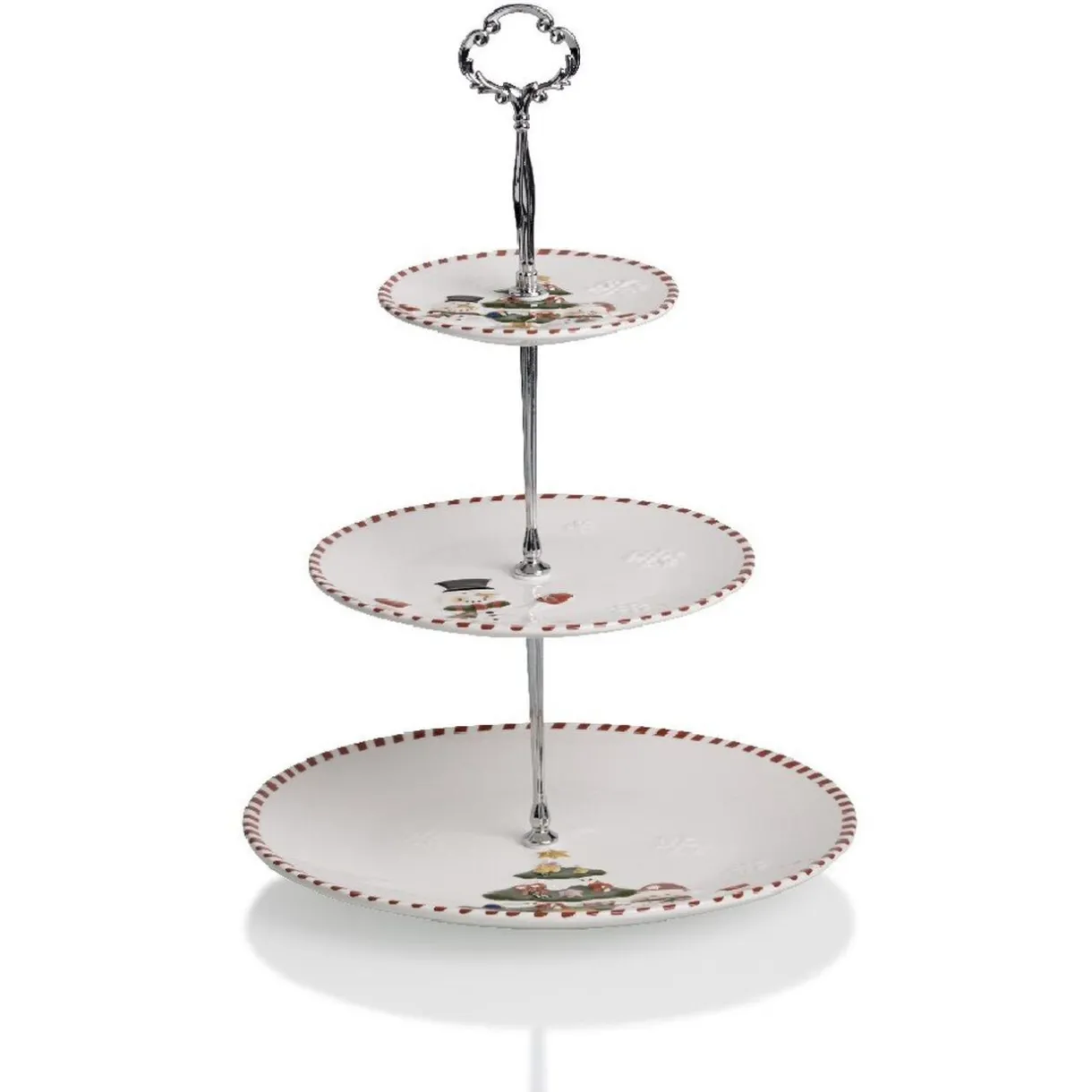 Serviteur à 3 étages motif Noël^Gifi