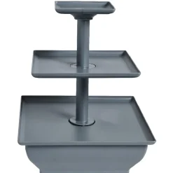 Serviteur 3 niveaux gris anthracite^Gifi Sale