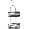 Outlet Gifi Serviteur de douche 2 niveaux métal noir