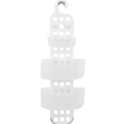 Discount Gifi Serviteur de douche 4 paniers blanc