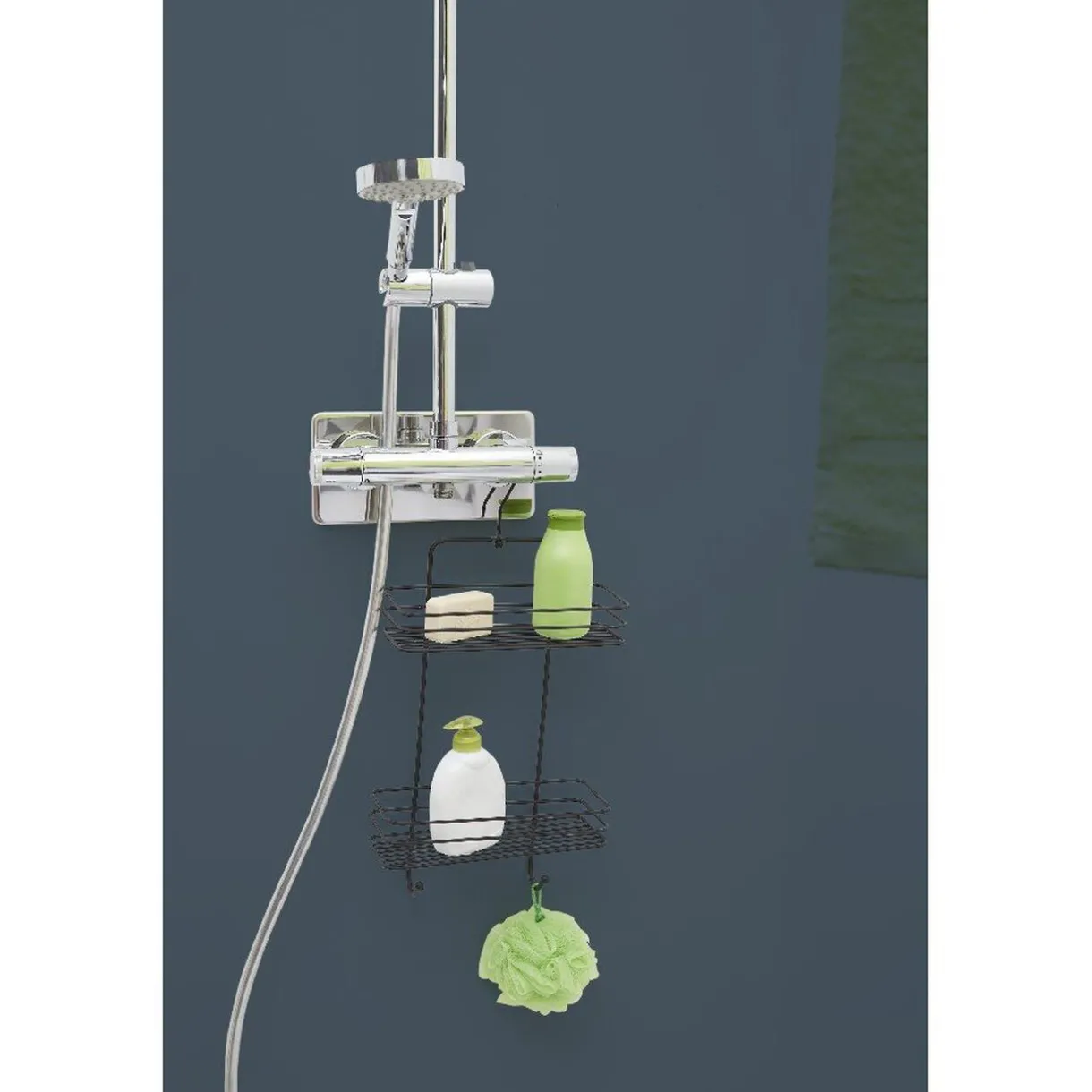 Online Gifi Serviteur de douche noir mat