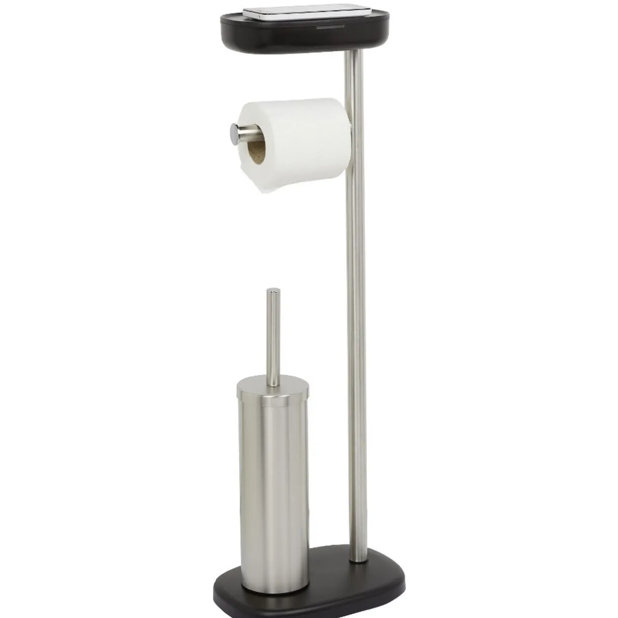 Best Gifi Serviteur WC 3 en 1 avec brosse dérouleur et support compartimenté