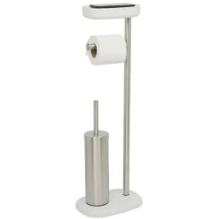 Best Gifi Serviteur WC 3 en 1 avec brosse dérouleur et support compartimenté