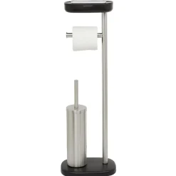 Best Gifi Serviteur WC 3 en 1 avec brosse dérouleur et support compartimenté