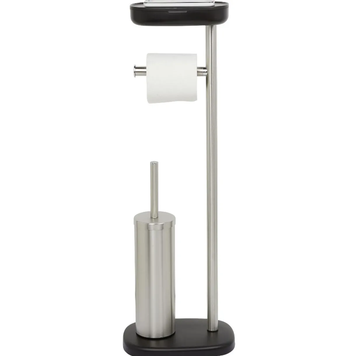 Best Gifi Serviteur WC 3 en 1 avec brosse dérouleur et support compartimenté