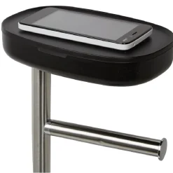 Best Gifi Serviteur WC 3 en 1 avec brosse dérouleur et support compartimenté