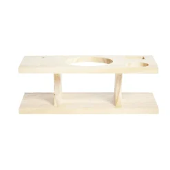 Set à cocktail acier avec support bois 6 pièces^Gifi Outlet