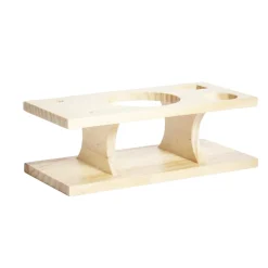 Set à cocktail acier avec support bois 6 pièces^Gifi Outlet