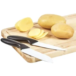 Set 2 couteaux et éplucheur lame céramique^Gifi Hot
