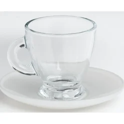 Set 6 tasses expresso nacré et doré 9 cl^Gifi
