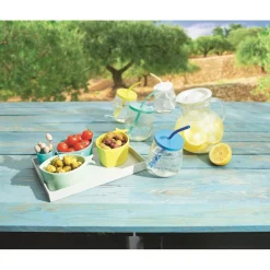 Set apéritif 10 pièces : 1 planche + 3 coupelles + 6 pics^Gifi Best