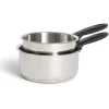 Set casserole inox x2 - Ø16cm et Ø18cm^Gifi Outlet