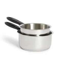Set casserole inox x2 - Ø16cm et Ø18cm^Gifi Outlet