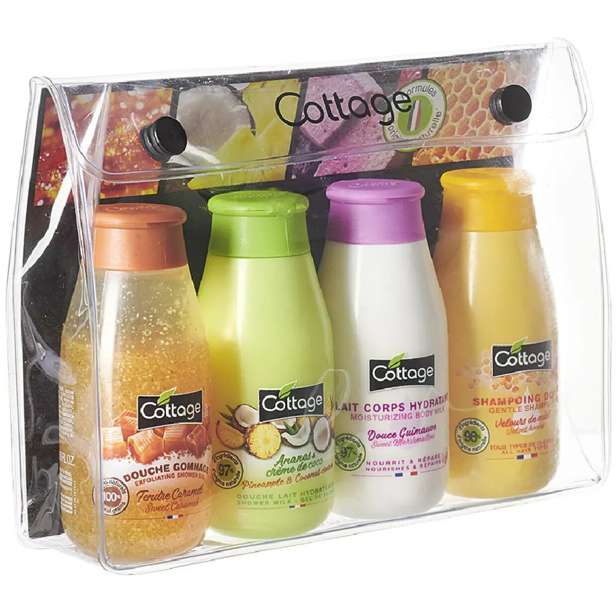 Discount Gifi Set Cottage de voyage soin pour le corps x4