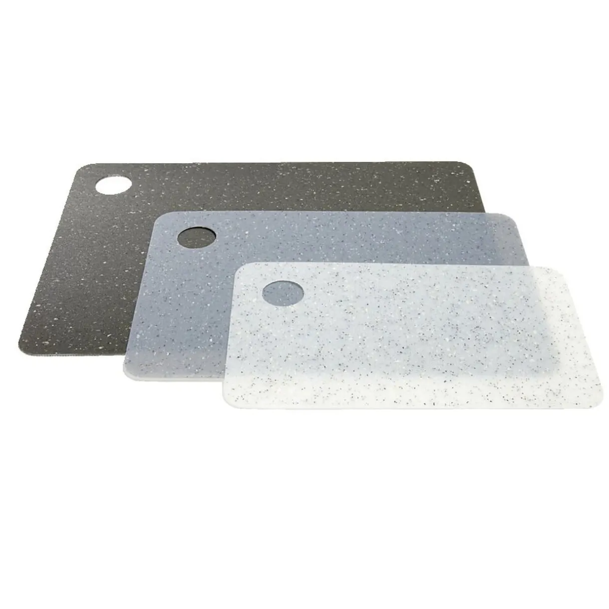 Set de 3 planches à découper design granite^Gifi Discount