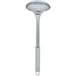 Set de 6 ustensiles de cuisine avec support inox gris Ø16xH40,5cm^Gifi Discount