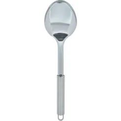 Set de 6 ustensiles de cuisine avec support inox gris Ø16xH40,5cm^Gifi Discount
