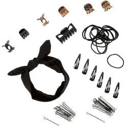 Outlet Gifi Set de coiffure élastiques et pinces