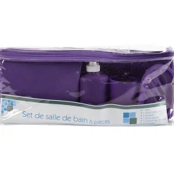 Sale Gifi Set de salle de bain violet