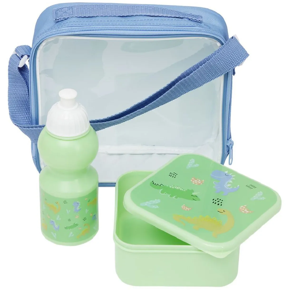Set déjeuner Enfant lunchbox avec bouteille et sac de transport^Gifi Outlet