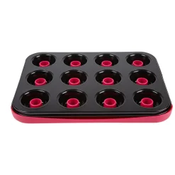 Set moule à muffins avec fond amovible et plateau^Gifi Hot