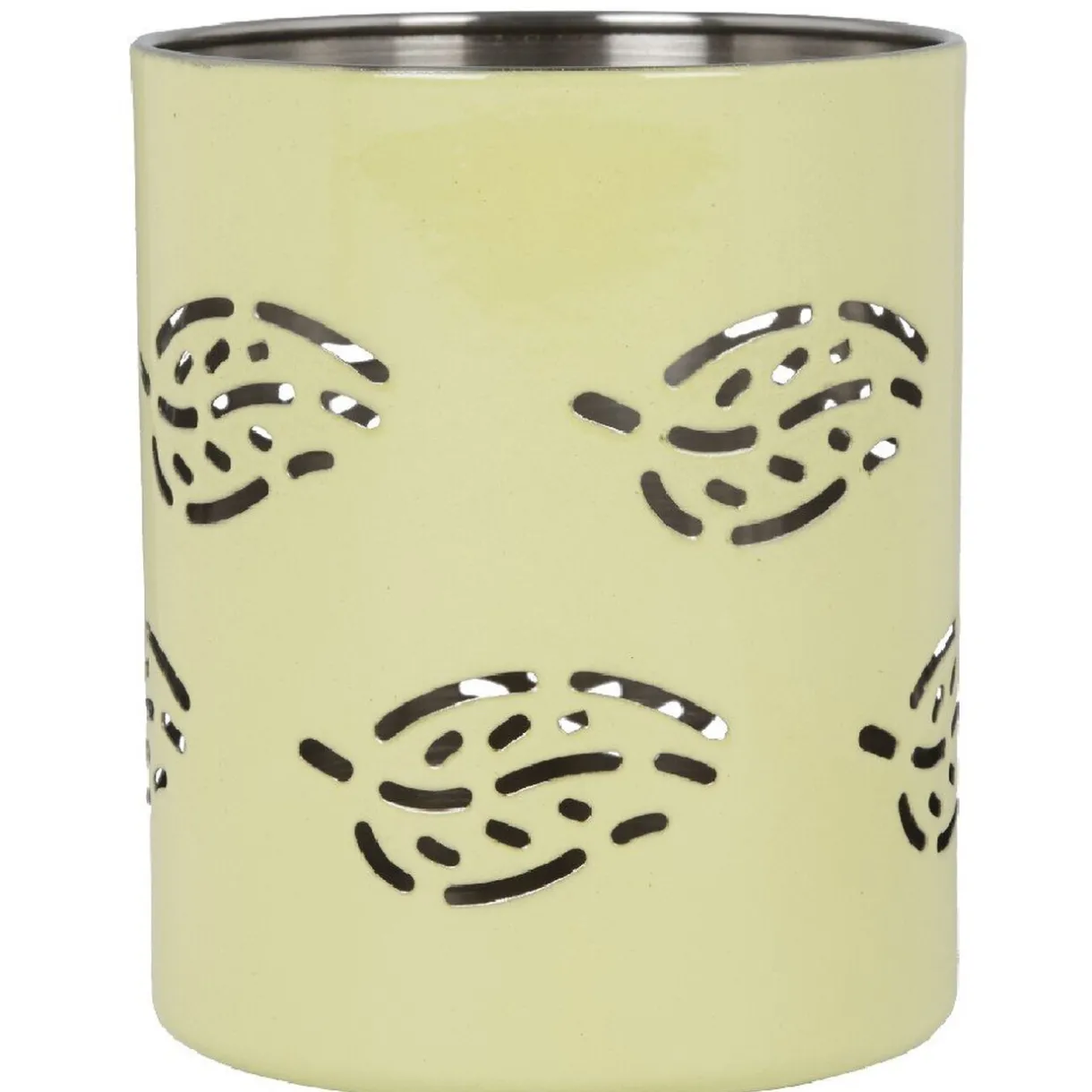 Set passoire, saladier, porte-ustensiles vert design feuille^Gifi Outlet