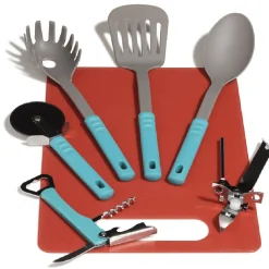Set planche à découper avec 6 ustensiles de cuisine^Gifi