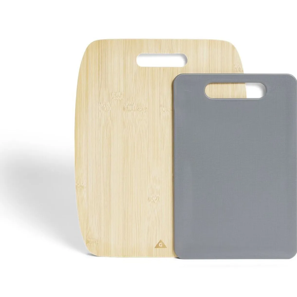 Set planche à découper x2 bambou et plastique^Gifi Outlet