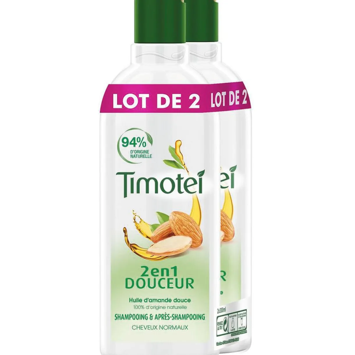 Online Gifi Shampooing Timotei 2en1 Amande douce 300ml x2