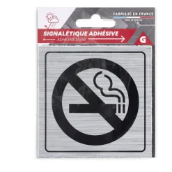 Sale Gifi Signalétique adhésive "Interdiction de fumer" - 8x8 cm