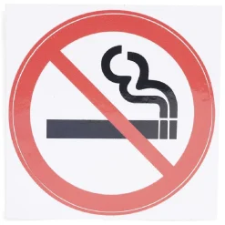 Hot Gifi Signalétique adhésive "Interdiction de fumer" - 8x8 cm