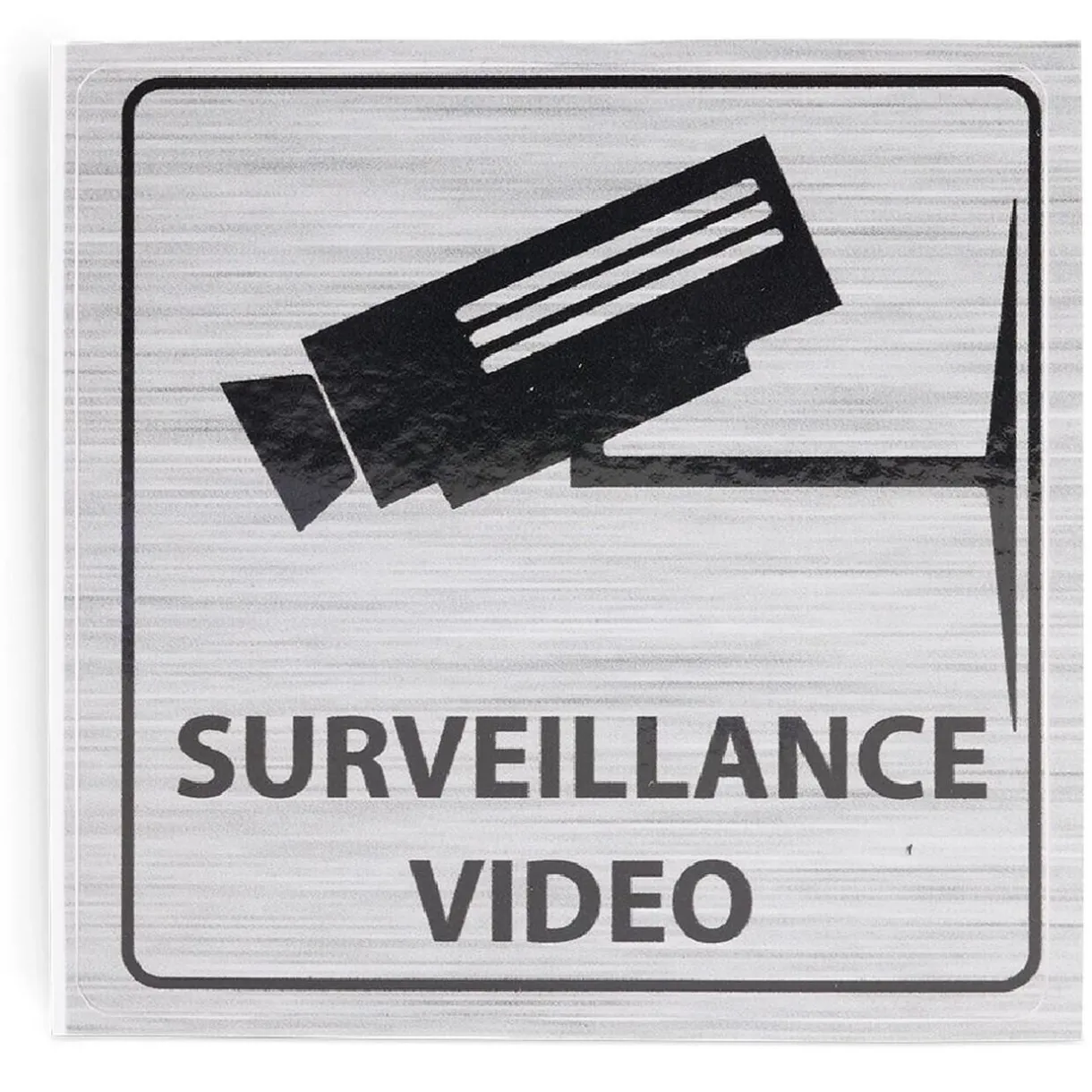 New Gifi Signalétique adhésive "Surveillance vidéo" - 8x8 cm
