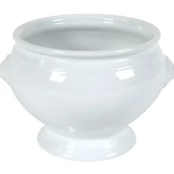 Soupière tête de lion porcelaine^Gifi