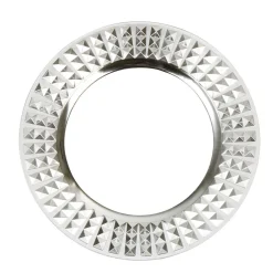 Sous assiette plastique argent effet diamant^Gifi Best