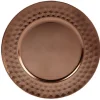 Sous assiette plastique cuivré effet diamant^Gifi Best