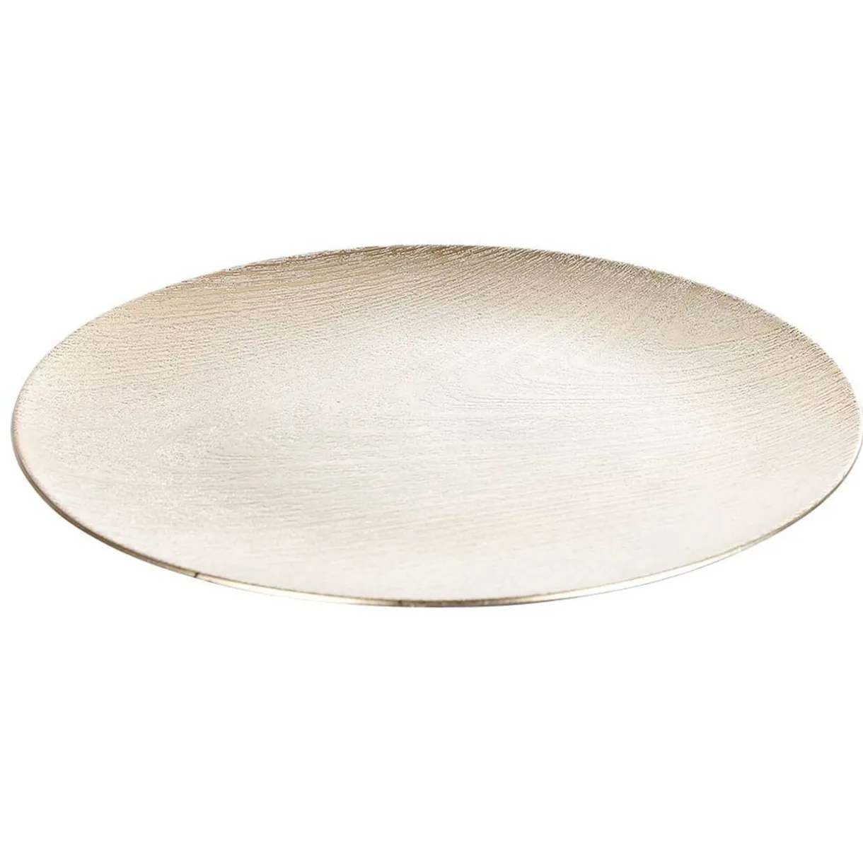 Sous assiette plastique effet bois^Gifi Online