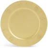 Sous assiette ronde doré Ø33cm rebord flocon^Gifi Best